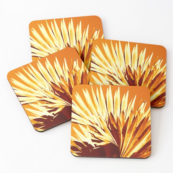 Item preview, Intriguingly Exotic Orange-Tangerine Palm Leaves Art Photo designed and sold by DEC02.