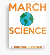 March for Science POWER Metallbild