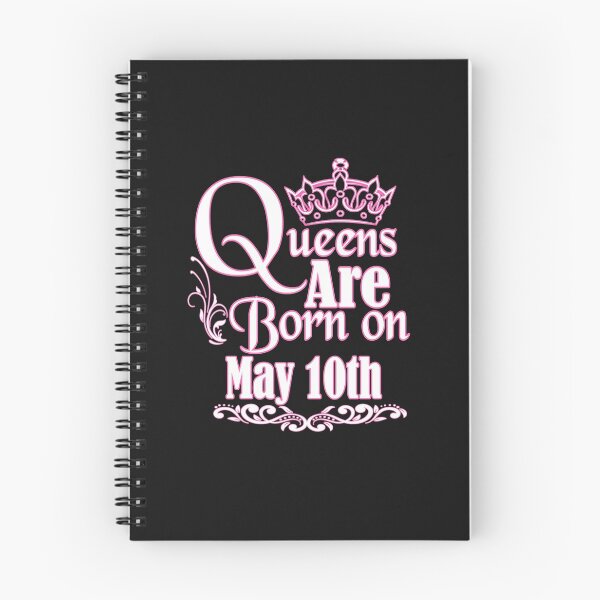 Item preview, Queens Are Born On May 10th Funny Birthday T-Shirt designed and sold by Tee Kaboom!.