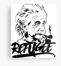 March for Science Refugee Metallbild