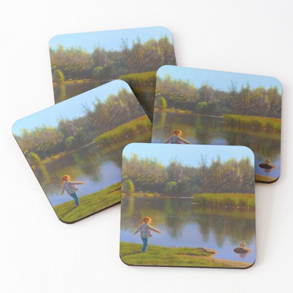Item preview, “Discovering Nature"( A girl by the lake) designed and sold by Don-Li.