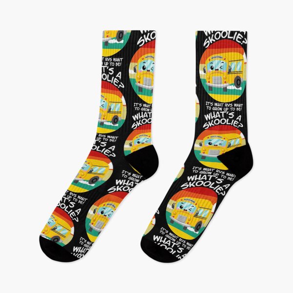 Item preview, What's a Skoolie? It's What RVs Want to Grow up to Be! For dark colors. designed and sold by thewildskoolie.