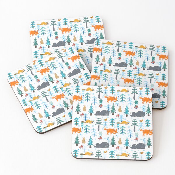 Item preview, Tree and animal pattern designed and sold by PODapparel.