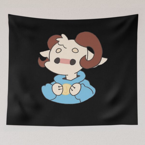 Item preview, Jschlatt Merch Jschlatt Plushie Rainbow Flag designed and sold by Carina Villalobos.