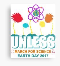 March for Science Unless cool Metallbild