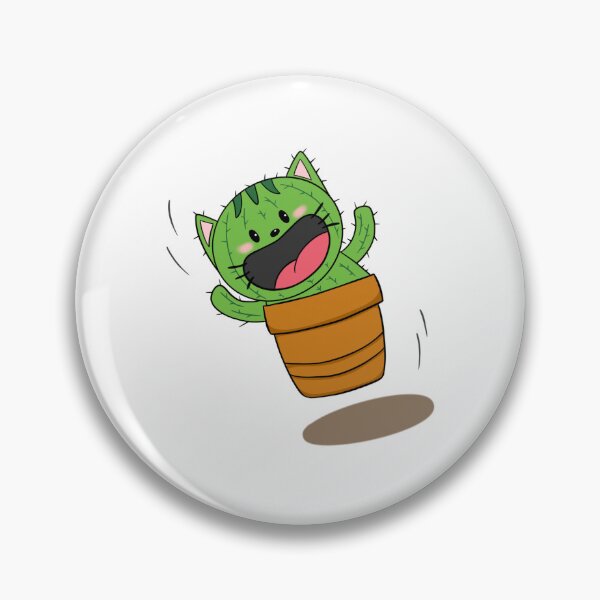 Item preview, This Cute Cactus Cat Is Jumping designed and sold by UnknownArtistt.