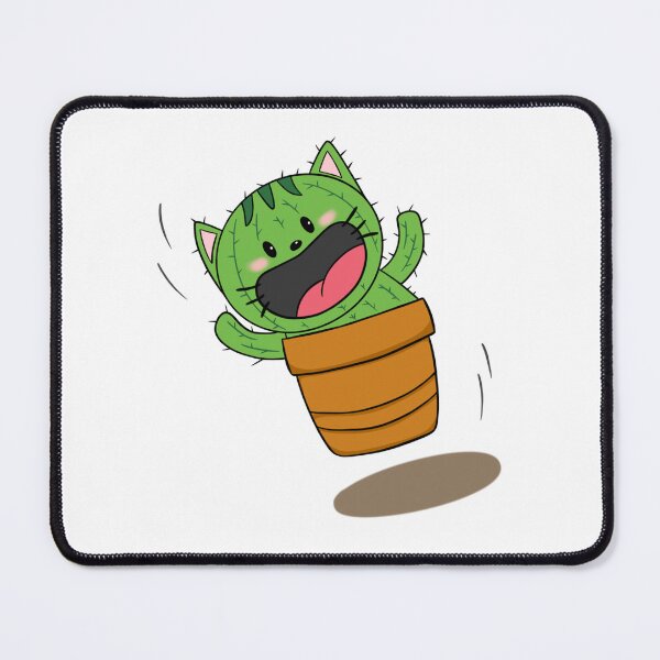 Item preview, This Cute Cactus Cat Is Jumping designed and sold by UnknownArtistt.