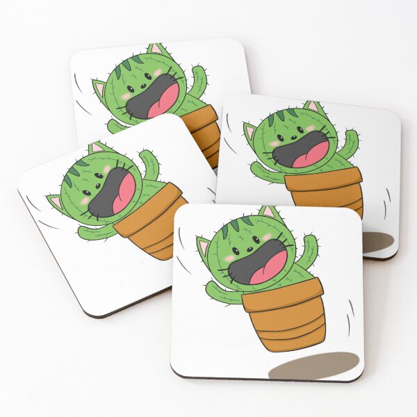 Item preview, This Cute Cactus Cat Is Jumping designed and sold by UnknownArtistt.