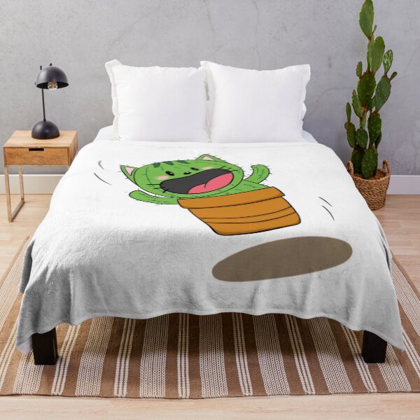 Item preview, This Cute Cactus Cat Is Jumping designed and sold by UnknownArtistt.