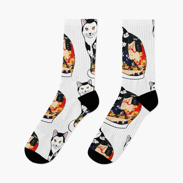 Item preview, Monmon cat, colorful japanese cat, samurai cat - cool japanese designed and sold by shodark.