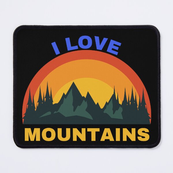 Item preview, I Love Mountains Sunset designed and sold by NoSpecialShop.