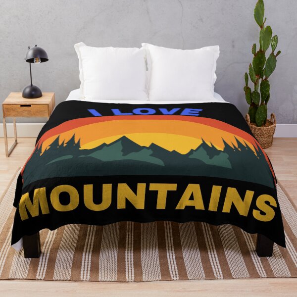 Item preview, I Love Mountains Sunset designed and sold by NoSpecialShop.