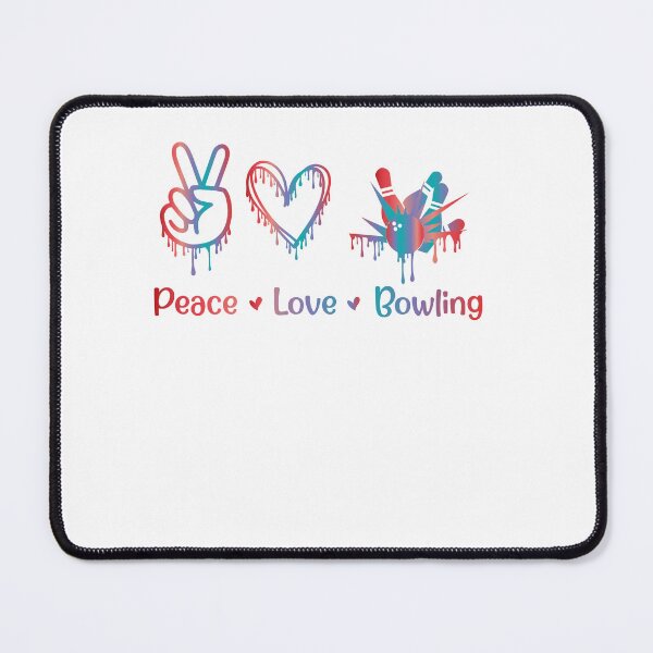 Item preview, Peace Love Bowling Sublimation designed and sold by Fislux.