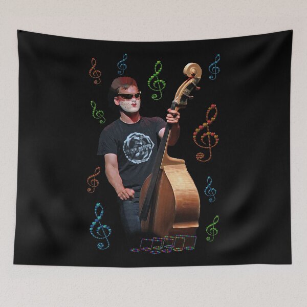 Item preview, Musician playing the double bass designed and sold by Astralia.