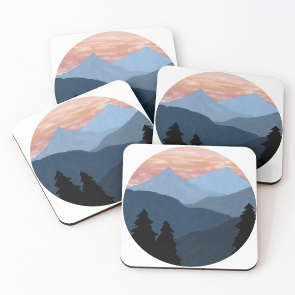 Item preview, Blue Mountain Sunset designed and sold by NaomiiiC.