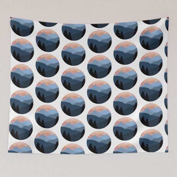 Item preview, Blue Mountain Sunset designed and sold by NaomiiiC.