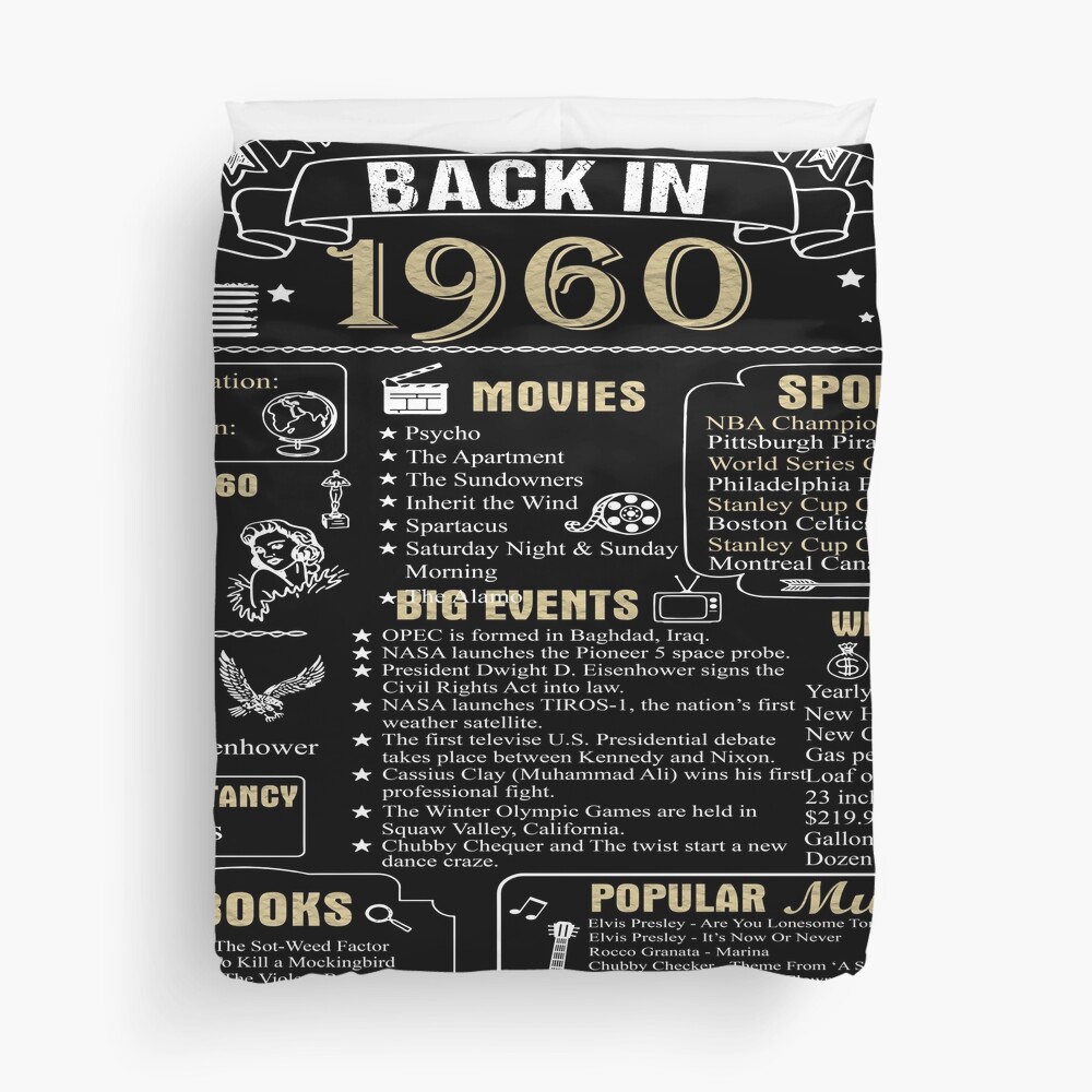 birthday-anniversary-1960-history-back-in-1960-canvas-print-for-sale-by-ltllima-redbubble for Back In 1960 Free Printable Birthday Anniversary 1960 History Back in 1960