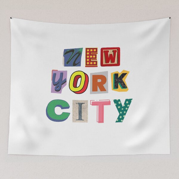 Item preview, Different letter cut out new york city thsirt designed and sold by explorecity.