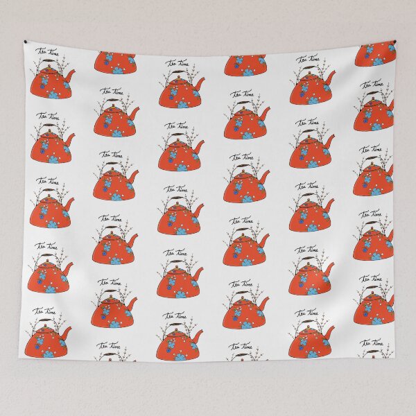 Item preview, RED TEAPOT designed and sold by arailustrada.