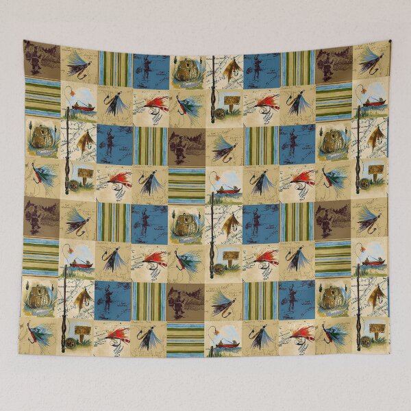 Item preview, Reel Men Fish Fishing Theme Collage designed and sold by HavenDesign.