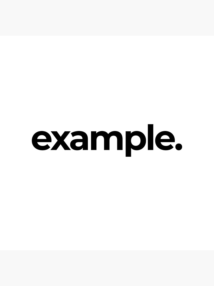 example Single Word With A Dot Poster For Sale By Alwaystext Redbubble example-single-word-with-a-dot-poster-for-sale-by-alwaystext-redbubble