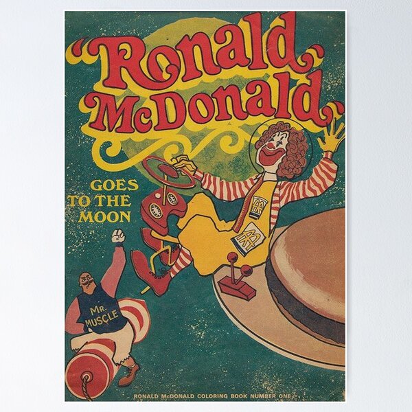Item preview, Ronald McDonald Vintage Design designed and sold by skaterpoop.
