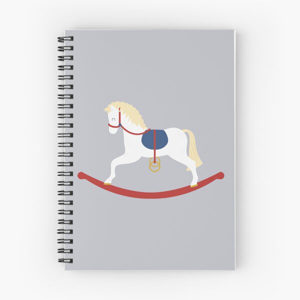 Item preview, Cute Blue and Red Rocking Horse designed and sold by StudioShine.