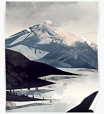 Calming Mountain Poster