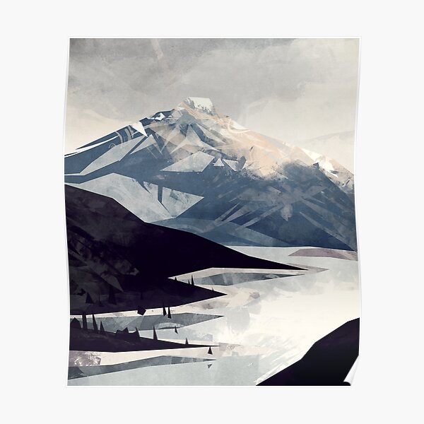 Calming Mountain Poster