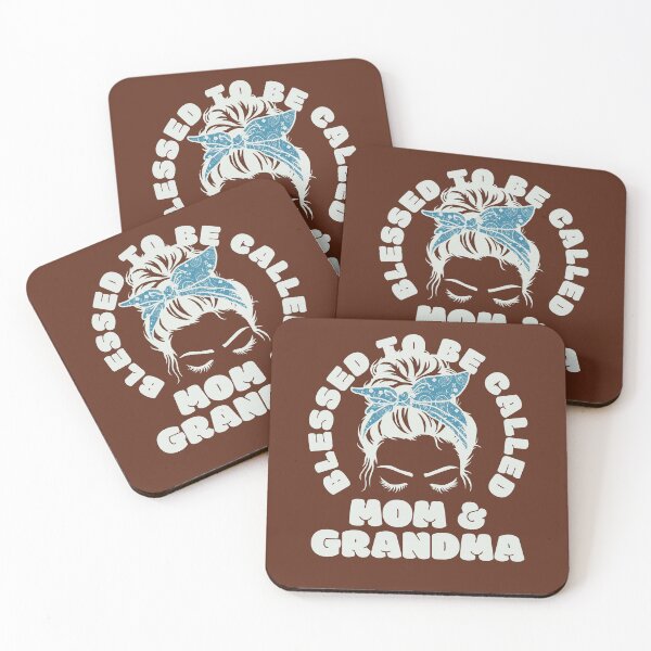 Item preview, Blessed to Be Called Mom and Grandma Women's Family Quote (WHITE) designed and sold by CRHPOD20.