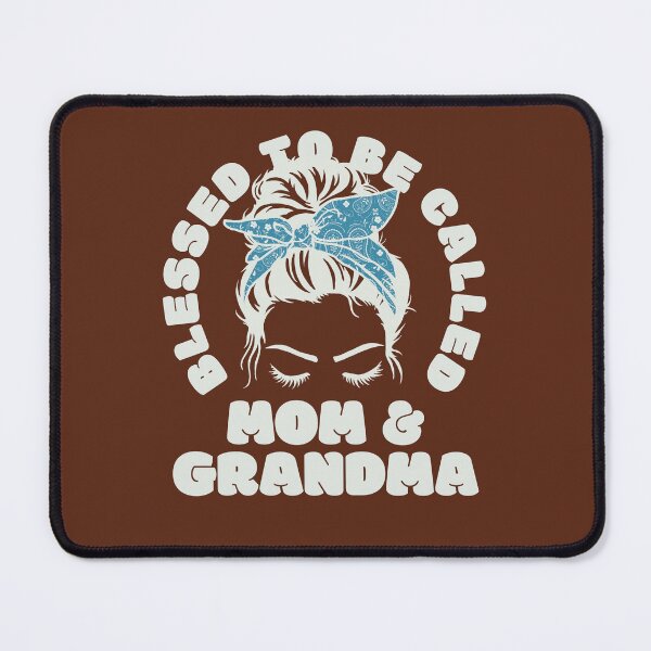 Item preview, Blessed to Be Called Mom and Grandma Women's Family Quote (WHITE) designed and sold by CRHPOD20.