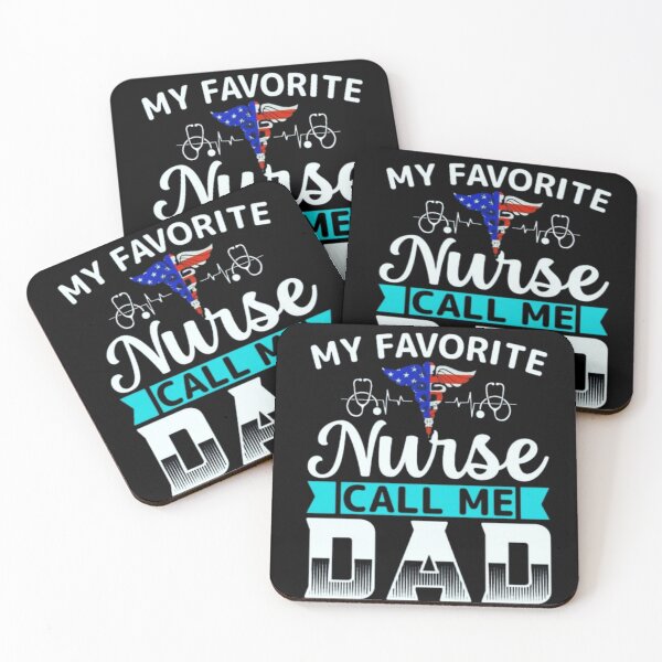Item preview, My favorite nurse calls me dad designed and sold by Plastic1997.