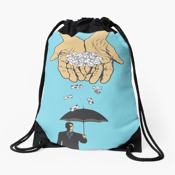 Messages from Above Drawstring Bag