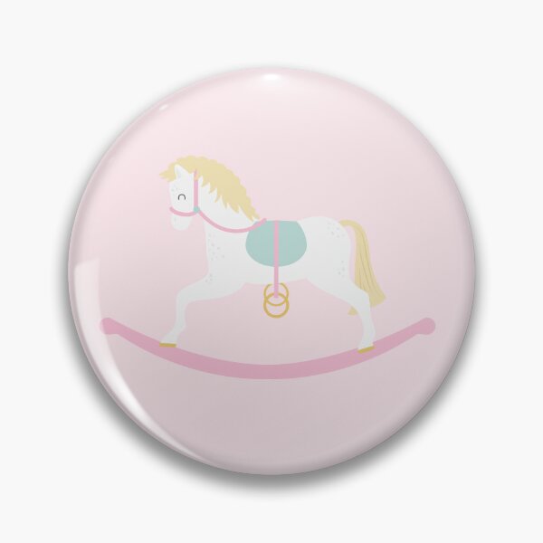 Item preview, Cute Pink Rocking Horse designed and sold by StudioShine.