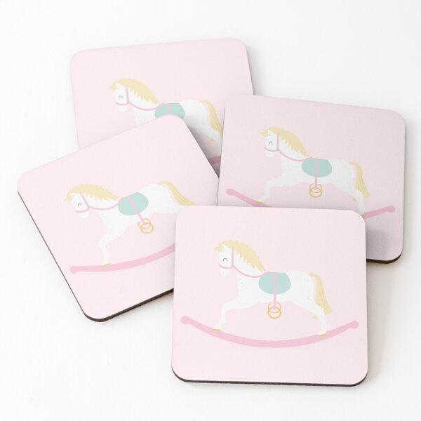 Item preview, Cute Pink Rocking Horse designed and sold by StudioShine.