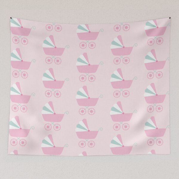 Item preview, Cute Pink Pram designed and sold by StudioShine.