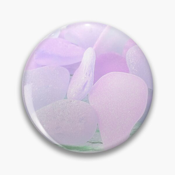Item preview, Pastel Soft Girl Aesthetic Style Lilac Sea Glass Beachy Minimalism Decor Photo 6 of 8 designed and sold by Beachy.