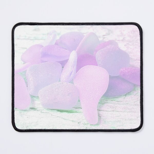 Item preview, Pastel Soft Girl Aesthetic Style Lilac Sea Glass Beachy Minimalism Decor Photo 6 of 8 designed and sold by Beachy.