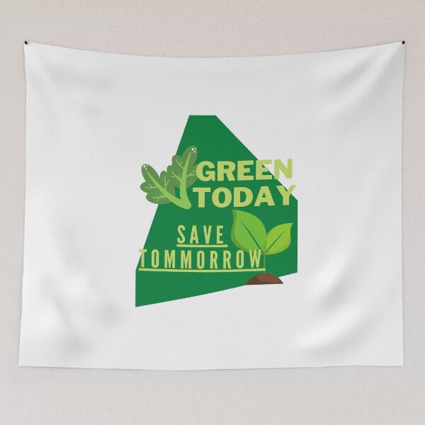 Item preview, Green Today, Save Tomorrow designed and sold by Surfing Designs.Life.