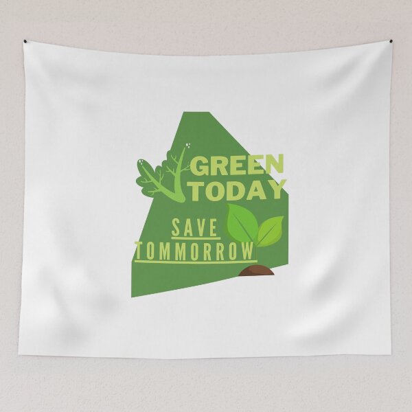 Item preview, Green Today, Save Tomorrow designed and sold by Surfing Designs.Life.