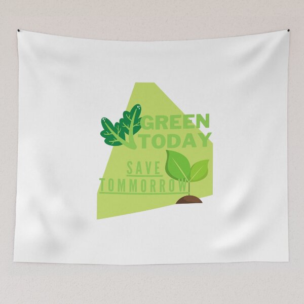 Item preview, Green Today, Save Tomorrow designed and sold by Surfing Designs.Life.