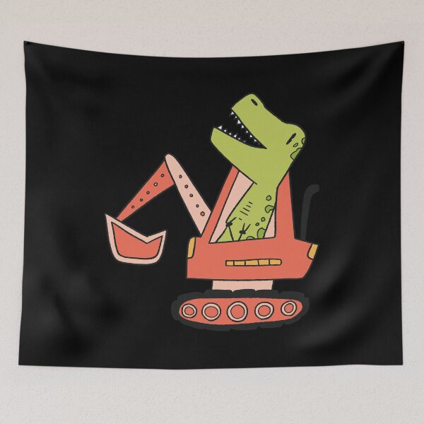 Item preview, Dinosaur Tractor Excavator designed and sold by EverythingKawai.
