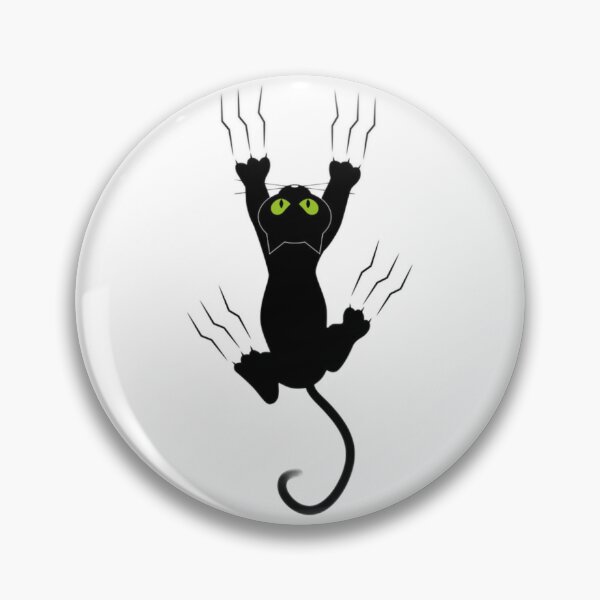Item preview, Black grabbing cat designed and sold by Cyber-Spider.