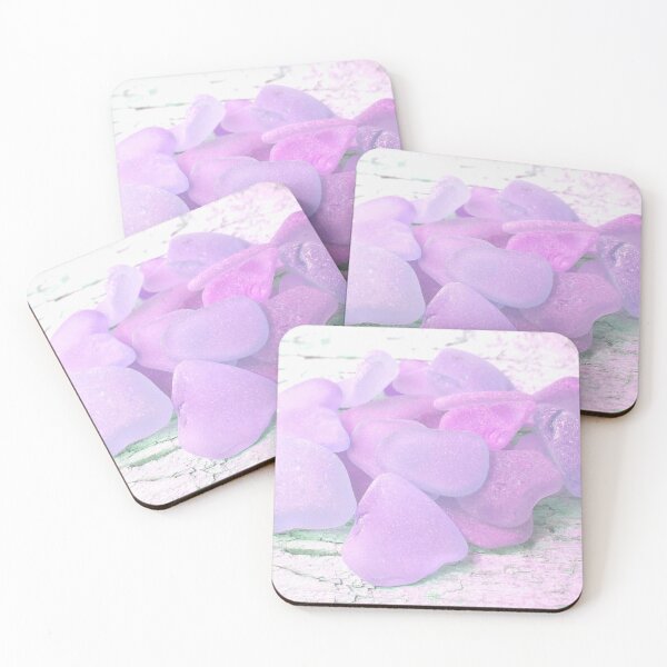 Item preview, Pastel Soft Girl Aesthetic Style Lilac Sea Glass Beachy Minimalism Decor Photo 7 of 8 designed and sold by Beachy.