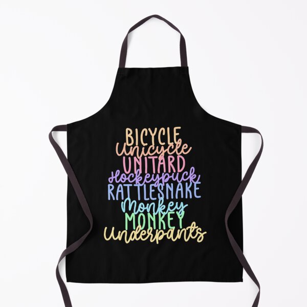 Item preview, Monkey Monkey Underpants Rainbow Fan Quote Black designed and sold by HaTuanKACA.