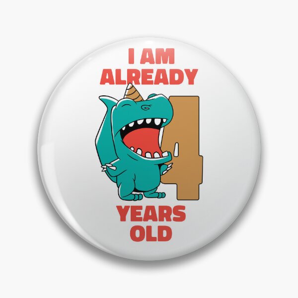 Item preview, Dinosaur 4 Year Old Birthday designed and sold by EverythingKawai.