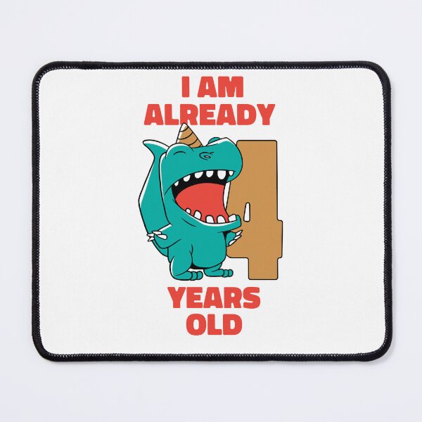 Item preview, Dinosaur 4 Year Old Birthday designed and sold by EverythingKawai.