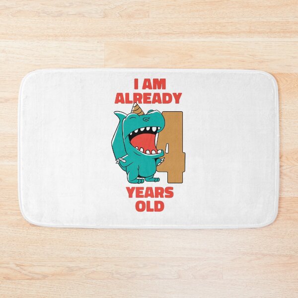 Item preview, Dinosaur 4 Year Old Birthday designed and sold by EverythingKawai.