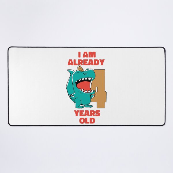 Item preview, Dinosaur 4 Year Old Birthday designed and sold by EverythingKawai.