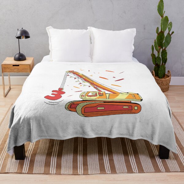 Item preview, Birthday 3 Excavator Tractor Digging Dig designed and sold by EverythingKawai.